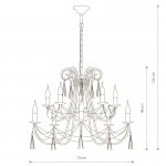 Люстра подвесная Nowodvorski TWIST WHITE X 4985