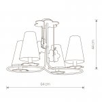 Люстра потолочная Nowodvorski PRASLIN IV 5303