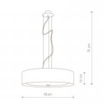 Люстра подвесная Nowodvorski ALEHANDRO WHITE 55 5345