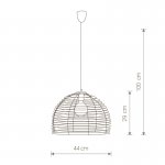 Люстра подвесная Nowodvorski PERTH WHITE I 5491
