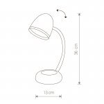 Настольная лампа Nowodvorski POCATELLO BLUE 5797