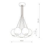 Светильник подвесной Nowodvorski BUBBLE WHITE VII 6144