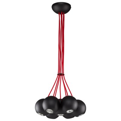 

Люстра подвесная Nowodvorski BUBBLE BLACK/RED 6148, 6148