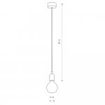 Светильник подвесной Nowodvorski SILICONE BLACK 6404