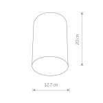 Светильник накладной Nowodvorski POINT PLEXI WHITE L 6528