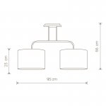 Светильник потолочный Nowodvorski ALICE GRAY II M 6817
