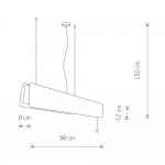 Подвесной светильник Nowodvorski Oslo Led 90 7522
