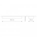 Потолочный cветильник Nowodvorski Soft Ceiling Led 90x20 7531