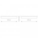 Потолочный cветильник Nowodvorski Soft Ceiling Led 60x60 7544