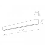 Настенный светильник Nowodvorski Straight Wall LED L 7566