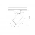 Трековый светильник Nowodvorski Mono 7584