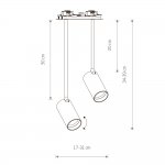 Спот Nowodvorski Mono Surface Long 7740