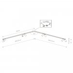 Спот Nowodvorski Mono Corner 2x200 7757