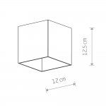 Накладной светильник Nowodvorski Cobble Black (Cерия Cobble, Цвет Черный) арт. 7790