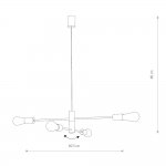 Потолочная люстра Nowodvorski Rotor 7935