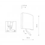 Настенный светильник  Nowodvorski Borde II 7986