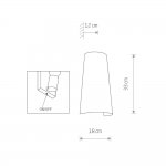 Настенный светильник  Nowodvorski Faro I 8041