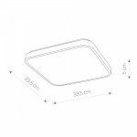 Потолочный cветильник Nowodvorski Agnes Square Led 8108