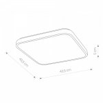 Потолочный cветильник Nowodvorski Agnes Square Led 8113