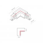 Коннектор L-образный правый Nowodvorski Ctls Power 8228