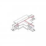 Коннектор T-образный левый 2 Nowodvorski Ctls Power 8238