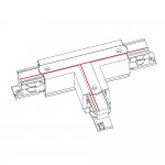 Коннектор T-образный правый 1 Nowodvorski Ctls Power 8241