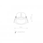 Встраиваемый светильник Nowodvorski Charlie 8366