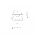 Встраиваемый светильник Nowodvorski Delta 8370