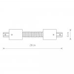 Коннектор гибкий Nowodvorski Profile 8384