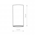 Абажур Nowodvorski Cameleon Barrel thin S 8521