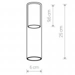 Плафон Nowodvorski Cameleon Cylinder M 8543