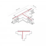 Коннектор T-образный правый 2 Nowodvorski Ctls Power 8681