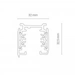Подвесной шинопровод Nowodvorski Ctls Track 8714