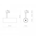 Трековый светильник Nowodvorski Milo Led 8760