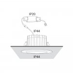 Встраиваемый светильник Nowodvorski Kea Led 8770