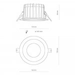 Встраиваемый светильник Nowodvorski Kea Led 8770