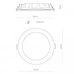 Встраиваемый светильник Nowodvorski Kos Led 8775