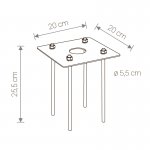 Закладная к уличному светильнику Nowodvorski PATHWAY FOUNDATION KIT 8795