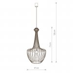 Люстра подвесная Nowodvorski LUKSOR GOLD S 8853