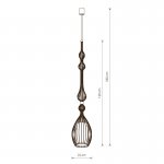 Люстра подвесная Nowodvorski ABI BLACK L 8864