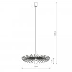 Люстра подвесная Nowodvorski UMBRELLA GOLD 8874