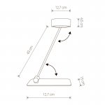 Настольная лампа Nowodvorski CYCLON LED WHITE 8886