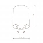 Светильник накладной Nowodvorski SET WHITEGOLD 8896