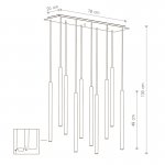 Люстра потолочная Nowodvorski LASER WHITE X 8922