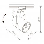 Светильник для трековой системы Nowodvorski PROFILE BIT PLUS BLACK 9018