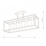 Люстра потолочная Nowodvorski CRATE V 9047
