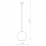 Светильник подвесной Nowodvorski POLARIS COPPER 9058