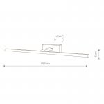 Светильник настенный Nowodvorski VAN GOGH LED CHROM L 9176