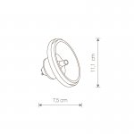 Лампа Nowodvorski REFLECTOR LED GU10 ES111 COB 12W 3000K 9181