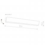 Светильник настенный Nowodvorski WING LED BLACK 9250